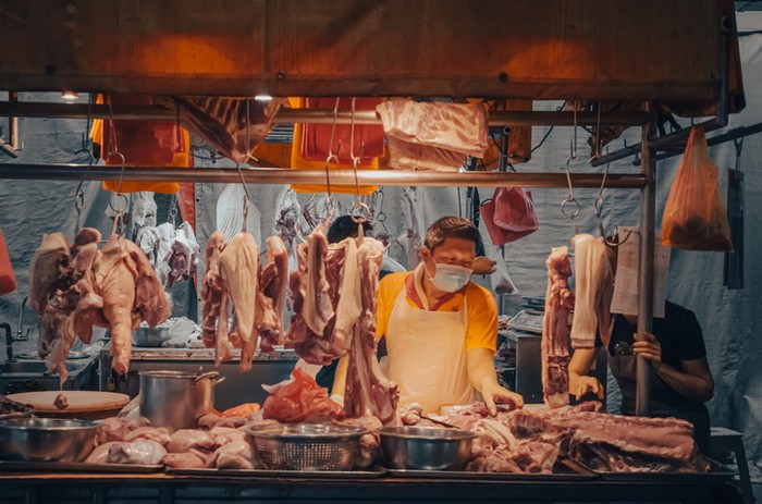 Harga daging babi di China