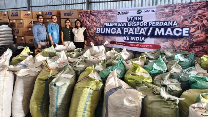 ID FOOD Ekspor Perdana Bunga Pala ke India