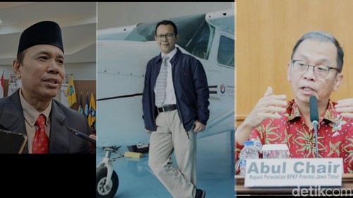 (Kiri-kanan) Ahsanul Khalik, Ahmad Saufi, dan Abul Chair.