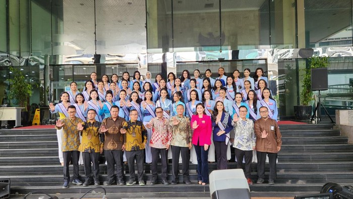 KPK memberikan pembekalan materi anti korupsi kepada 45 finalis Puteri Indonesia 2026