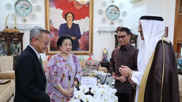 Megawati Terima Dubes Arab Saudi