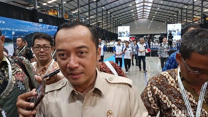 Menteri Sekretaris Negara (Mensesneg) Prasetyo Hadi di PT VKTR, Tempuran, Kabupaten Magelang, Kamis (9/4/2026).