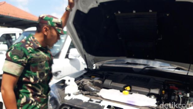 Mobil operasional KDMP Mobil Mahindra operasional KDMP di Boyolali diserahkan ke pengurus KDMP dan Kades di Makodim Boyolali, Kamis (9/4/2026).