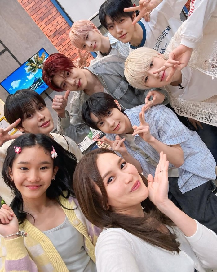NCT WISH ketemu Ayu Ting Ting dan Bilqis.
