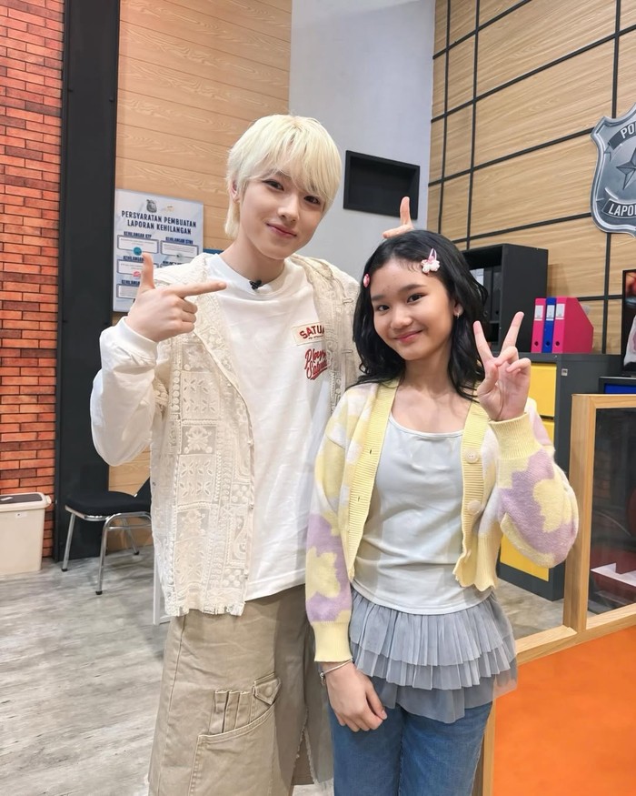 NCT WISH ketemu Ayu Ting Ting dan Bilqis.