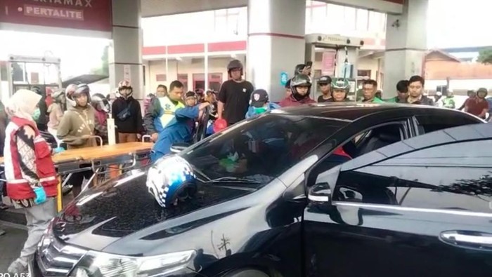 Pria yang menyelewengkan BBM subsidi pingsan