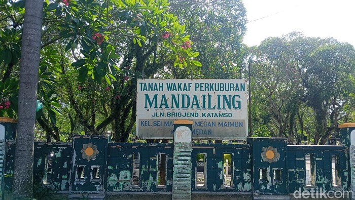Taman Makam khusus Mandailing (Foto: Siti Asyaroh/detikcom)