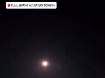 Viral Langit Kepulauan Natuna Bercahaya Dilintasi Benda Asing, Warga Kaget