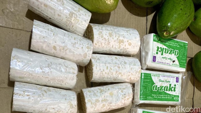 Ukuran tempe di Pasar Tradisional Palembang