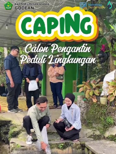 Aksi calon pengantin peduli lingkungan bisa memberikan inspirasi.