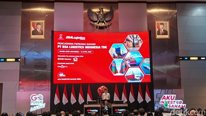PT BSA Logistics Indonesia Tbk (WBSA) resmi menjadi perusahaan tercatat pertama di Bursa Efek Indonesia (BEI) di tahun 2026.