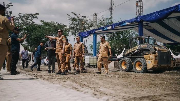 Foto: Venue MTQ ke-59 Pemerintah Kota Medan di Jalan Gatot Subroto. (Instagram/ricowaasofficial)