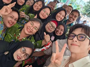 Ji Chang Wook ke Jakarta, Fanmeeting-Blusukan ke SMAN 3 Jakarta