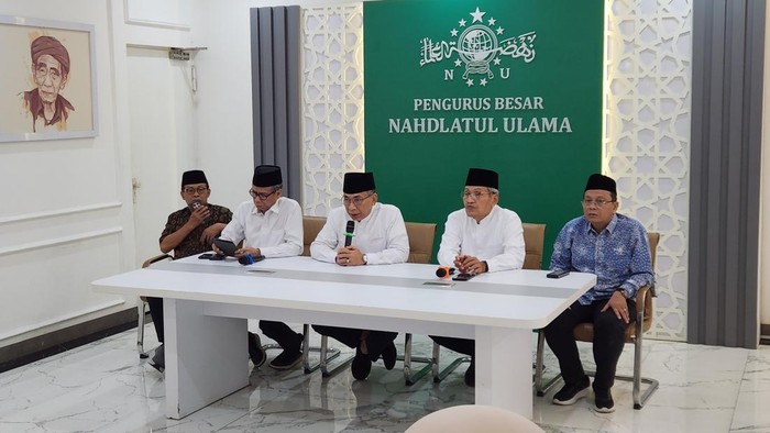 Konferensi pers PBNU (Adrial/detikcom)