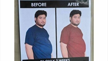 Dalam dua minggu, Zack sudah kehilangan dua minggu. Foto: laughs via Bored Panda