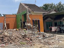 Penampakan Rumah Dibongkar gegara Cinta Kandas di Pati