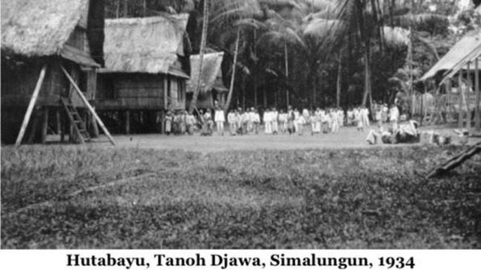 Perkampungan Simalungun tempo dulu (Foto:www.kitlv.nl)