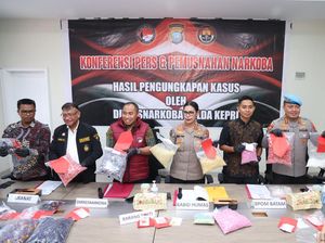 Polisi Ungkap 41 Kasus Narkoba di Kepri, 58 Tersangka Diamankan