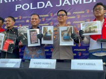 Polda Jambi Bongkar Penyelewengan Solar Subsidi di SPBU Lubuk Landai Bungo