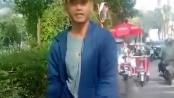 Preman viral palak dan ancam pedagang bubur di Jakarta. (Foto: Media Sosial)