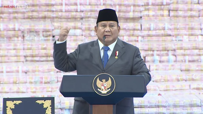 Presiden Prabowo Subianto. (Dok. YouTube Setpres)