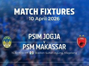 Link Live Streaming PSIM Yogyakarta Vs PSM Makassar Sore Ini