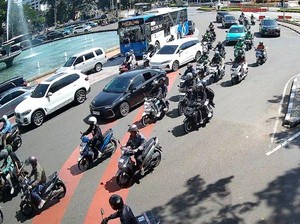 Lalin Jakarta Lebih Lancar Saat WFH ASN Pagi Ini