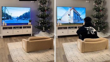 Sangat minimalis ya sofanya. Foto: Bored Panda