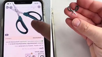 Kalau guntingnya sekecil ini, terus gimana cara pakainya. Foto: Bored Panda