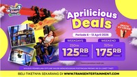 Aprilicious Deals di Trans Studio Cibubur Kasih Kamu Promo Hemat & Free Ice Cream!