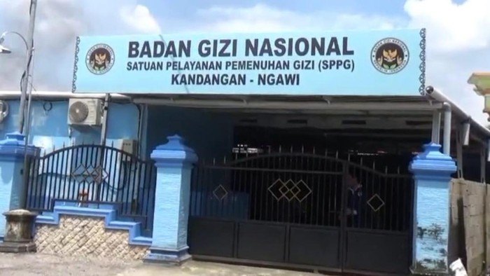 Dapur SPPG di Desa Kandangan Ngawi lokasi ledakan