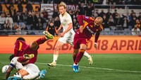 AS Roma Vs Pisa: Hat-trick Donyell Malen Menangkan Il Lupi 3-0