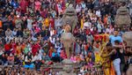 Festival Biska Jatra Hidupkan Tradisi Kuno di Jantung Kathmandu