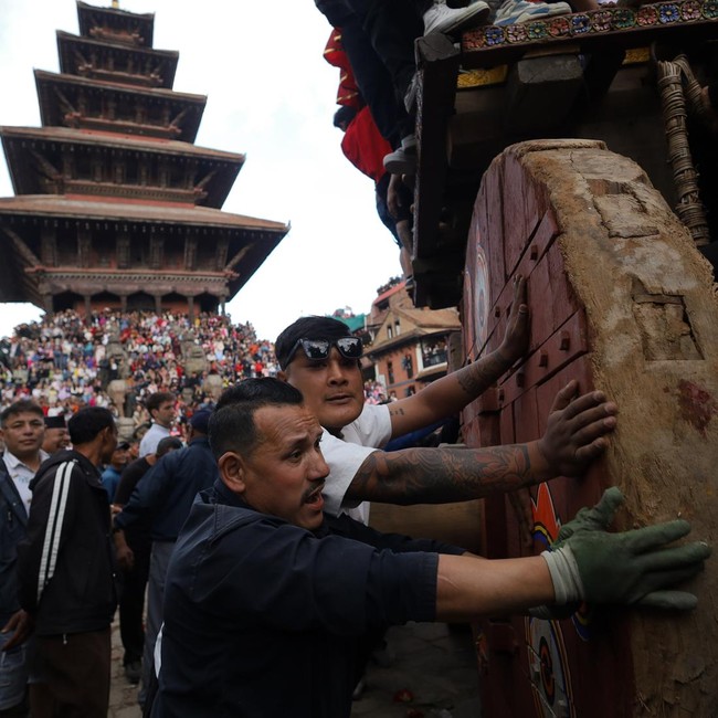 Festival Biska Jatra Hidupkan Tradisi Kuno di Jantung Kathmandu