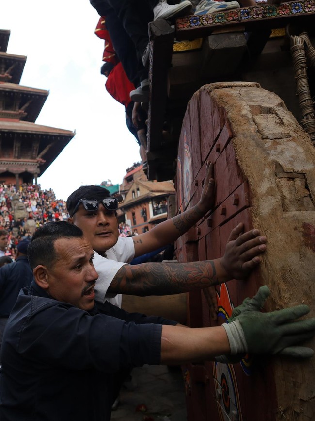 Festival Biska Jatra Hidupkan Tradisi Kuno di Jantung Kathmandu