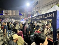 Uji Coba CFN Palembang Diserbu Warga, Pedagang Laris Manis