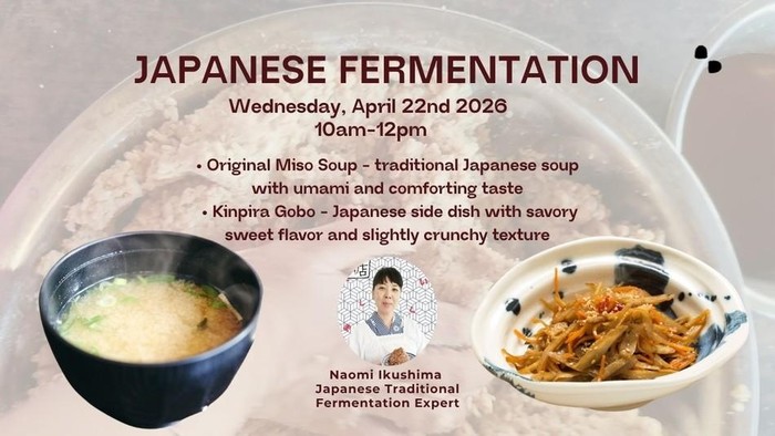 Japanese Fermentation Cooking Class