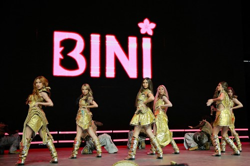 BINI performs at the Coachella Valley Music and Arts Festival in Indio, California, U.S., April 10, 2026. REUTERS/Daniel Cole