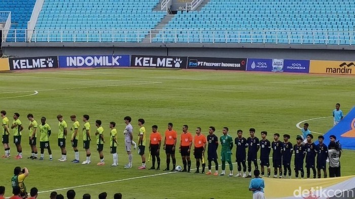 Laga Piala AFF U-17 2026 Australia vs Brunei di Stadion Gelora Delta Sidoarjo