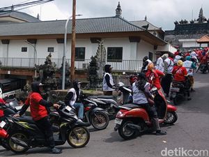 Berkah Karya di Besakih, Ratusan Tukang Ojek Bisa Cuan Rp 500 Ribu Sehari