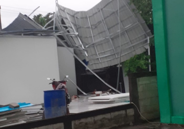 Bangunan SPPG di Bojonegoro Rusak Diterjang Angin Kencang, Tak Ada Korban