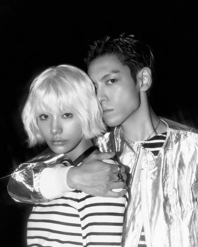 Mantan personel BIGBANG, T.O.P memulai comeback pertamanya setelah tersandung skandal narkoba. Netizen tak kalah heboh melihat kemesraannya bersama Nana eks After School sebagai model video klip ‘Studio54’. Foto: dok. Instagram @jin_a_nana