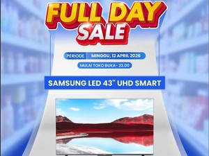 LED TV 43 Inch UHD Smart Diskon Rp 1,3 Juta di Transmart Full Day Sale