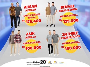 Beli Kemeja-Kaus di Transmart Full Day Sale Harga Miring