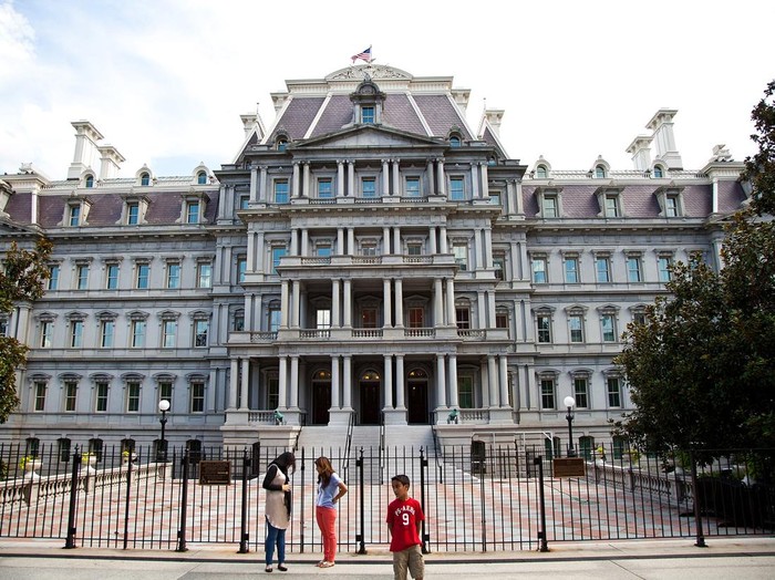 Gedung Eksekutif Eisenhower di Washington, AS.