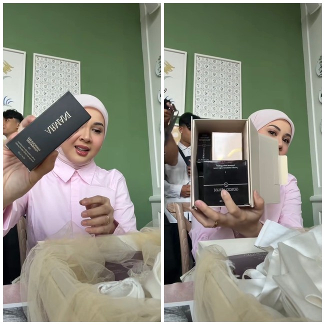 Makeup dari Armani Luminous Silk Foundation yang harganya diperkirakan mencapai Rp 1,7-2 jutaan. Selain foundation, ada juga beragam jenis makeup lain dari merek ternama Giorgio Armani. Foto: Instagram/@thebridedept