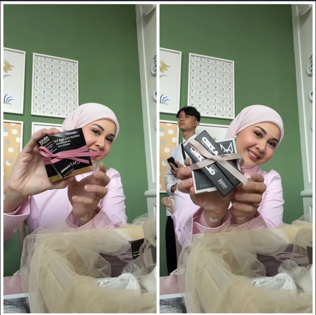 Tak hanya dari Giorgio Armani, Syifa juga memberikan beberapa produk makeup dari merek mewah Chanel hingga Make Over. Foto: Instagram/@thebridedept