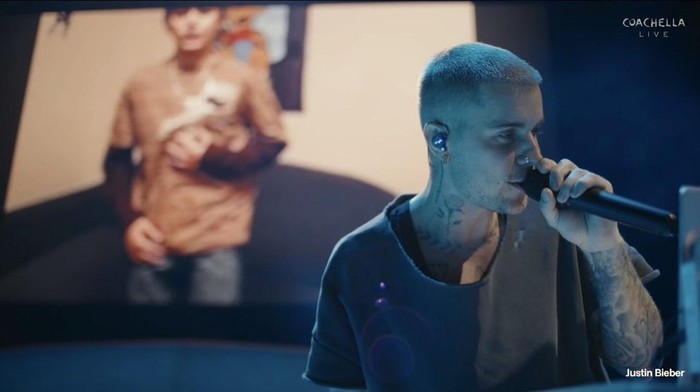 Justin Bieber tampil di Coachella 2026.