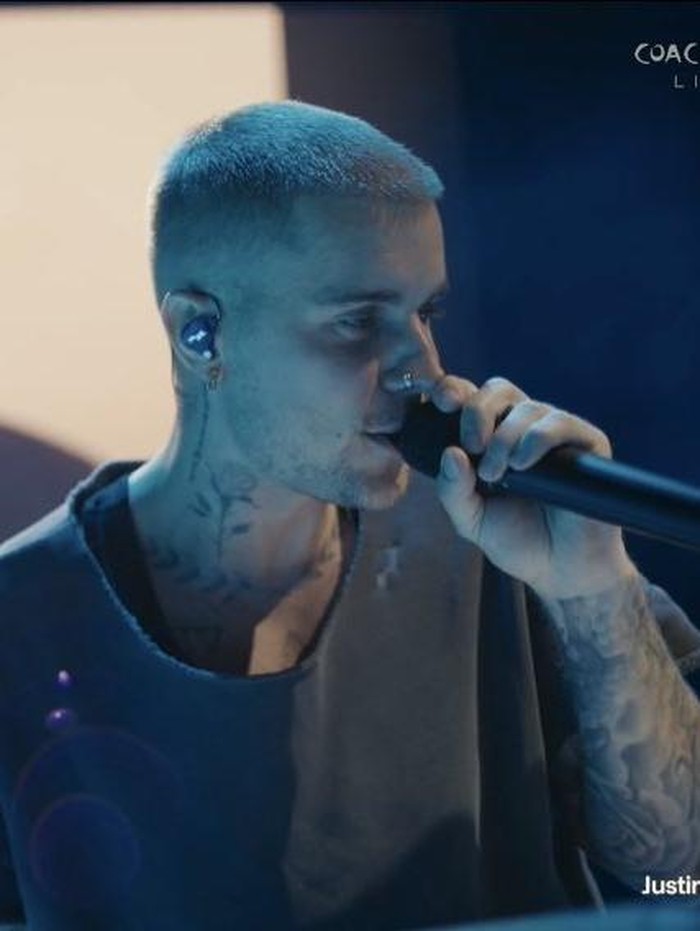 Justin Bieber tampil di Coachella 2026.