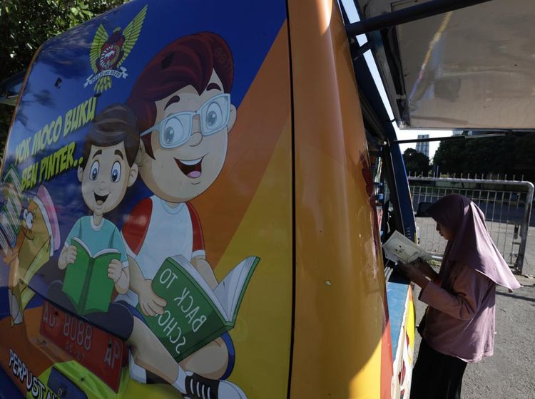 Perpustakaan Keliling Kediri Diserbu Anak-anak, Dukung Program PP Tunas